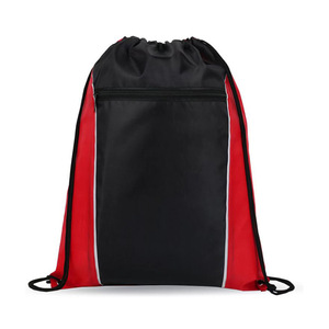 Wholesale Personalized <b>Drawstring</b> Gym Bag Custom Logo Pocket <b>Drawstring</b> <b>Backpacks</b> for Sports and Travel - Product Image 4