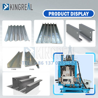 Máquina Automática de Perfilado de Rollos para la Fabricación de Perfiles de Acero Galvanizado en Forma de C, Perfiles Z, Vigas C y Vigas Z para Estructuras de Acero
