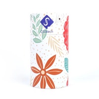 Emballage biodégradable de thé en carton avec logo personnalisé Boîte d'emballage de cylindre de tube en papier kraft pour t-shirt