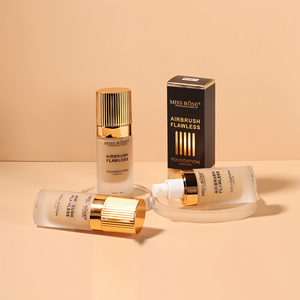 Miss Rose alta calidad profesional cobertura completa <span class=keywords><strong>piel</strong></span> negra impermeable y Mate cara base maquillaje - Product Image 6
