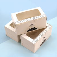 Cajas para Llevar Pollo Frito Impresas Personalizadas con Ventana y Asa, Empaque de Papel de Grado Alimenticio
