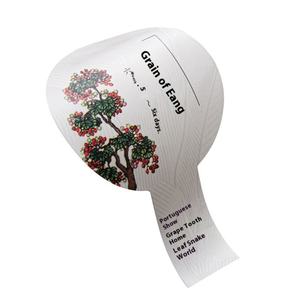 Étiquette autocollante professionnelle personnalisée en forme spéciale, transparente, avec logo sur film léger, pour aliments, animaux, pain, collations - Product Image 1