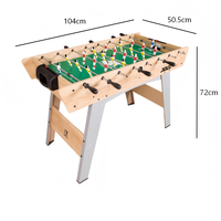 Table de football de table d'intérieur 42 pouces en MDF, support OEM ODM, avec tiges en acier inoxydable, vente en gros
