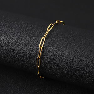 Cadenas de Pulsera de Acero Inoxidable Chapadas en Oro Surtidas Que No Se Deslustran |   Cadena de cuerda, tipo serpiente |   Pulsera de Caja | Cadenas para la Fabricación de Joyería - Product Image 5