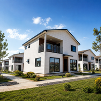 Maison modulaire préfabriquée avec structure résistante aux intempéries, emballage plat et construction rapide pour les projets de logement