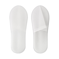 Chaussons d'hôtel jetables non tissés personnalisés OEM pour spas et chambres d'hôtes, taille et logo personnalisables, épaisseur de semelle 3mm-6mm, échantillons gratuits