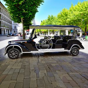 Carrito de Golf Eléctrico Todoterreno con Certificación CE 2025, para Turismo, Estilo Vintage, para Visitas Turísticas - Product Image 4