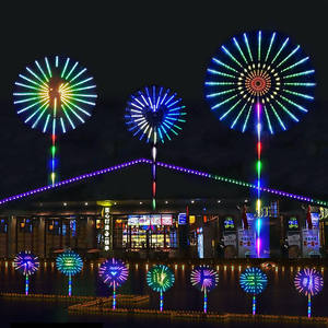 Lumières LED RGB à haute luminosité pour feux d'artifice, étanches IP65, avec cadre métallique pour extérieur, décoration de Noël et de festivals, éclairage paysager - Product Image 1