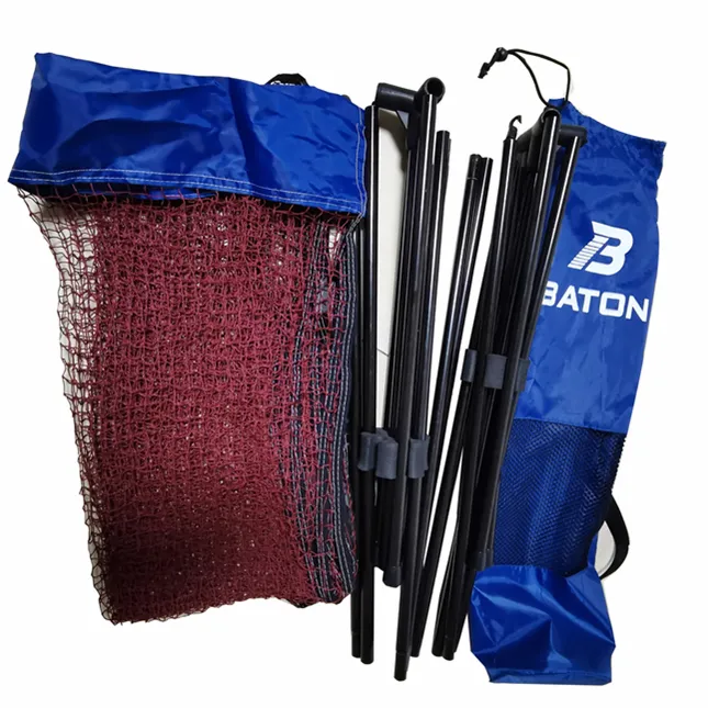 6m Outdoor Portable Folding Movable Badminton Pole And Net Raket Stand