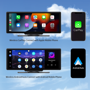 10.26 inch Android Dash Cam 8 core Carplay & Android Auto Wifi <span class=keywords><strong>Bluetooth</strong></span> Car DVR ADAS <span class=keywords><strong>GPS</strong></span> 24h công viên màn hình gương chiếu hậu máy ảnh - Product Image 6