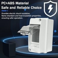 Boîte de distribution de disjoncteurs EARU WAY IP65 DC, boîte de jonction électrique extérieure en plastique PC/ABS, photovoltaïque HT-5/8/12/15/18/24