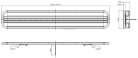 Superflache LED-Warnleuchte 23/41/47/59 Zoll ECE R65 SAE J845 Notfall-Lichtbalken Bernsteinfarbenes Stroboskop-Licht für LKW und Fahrzeuge