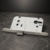 Serrure à mortaise en fer 7255, directement de l'usine, avec base anti-traces de doigts, pour porte d'entrée d'appartement, ensemble de serrures pour porte en bois