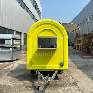 Carrito de Comida Móvil Popular en la UE, Mini Carrito de Café y Desayuno, Remolque para Pizza y Camping - Product Image 5