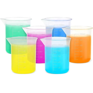 50ml 100ml 150ml 200ml <strong>250ml</strong> 300ml 500ml High Quality Clear Graduated Measuring Cups Chemical <strong>Laboratory</strong> PP <strong>Plastic</strong> <strong>Beaker</strong> - Product Image 1
