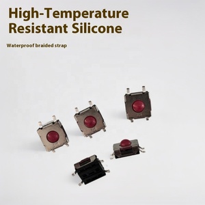 6.2*6.2 MM1 mm tức thời SMD mini cảm ứng chuyển đổi nút màu đỏ với vật liệu thép không gỉ IP65 cấp 1NO kết hợp chuyển đổi - Product Image 5