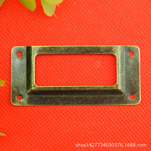Porta Tarjetas de Visita de Cuatro Ranuras 62x29mm de Acero al Carbono con Marco para Etiquetas y Accesorio de Inserción - Product Image 5