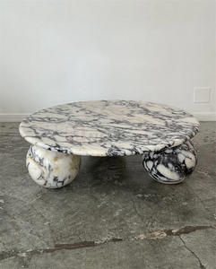 Mesa <span class=keywords><strong>de</strong></span> centro <span class=keywords><strong>de</strong></span> mármol redonda nórdica moderna Calacatta <span class=keywords><strong>Viola</strong></span> 3 patas <span class=keywords><strong>de</strong></span> esfera dormitorio mesas <span class=keywords><strong>de</strong></span> centro <span class=keywords><strong>de</strong></span> mármol - Product Image 1