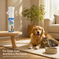 Spray Éliminateur d'Odeurs d'Animaux à Base de Plantes 300ml – Éliminateur d'Odeurs d'Urine de Chien et de Chat pour la Maison, le Chenil, les Meubles – Vente en Gros OEM