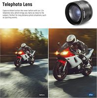 Neewer-Ensemble de lentilles et de filtres, téléobjectif 2,2x pour objectifs APS-C de 0.709 pouces à 3.346 pouces