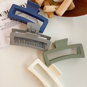 กิ๊บหนีบผมทรงสี่เหลี่ยมขนาดใหญ่ 13 ซม. สไตล์ยุโรป สีเข้มด้าน 5 นิ้ว สำหรับผู้หญิงและเด็กผู้หญิงผมยาวและหนา - Product Image 6