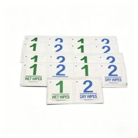 Service OEM ODM personnalisé, lingettes numériques à affichage numérique emballées individuellement pour objectifs d'appareil photo et lunettes, en microfibre écologique non tissée