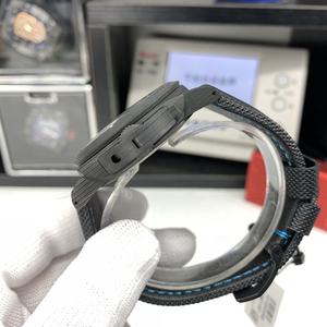 Pa-Ner-Ai famosa marca clásica Lu- PAM01661 costura azul Simple lujo mecánico movimiento noche luz pareja reloj de hombre - Product Image 3