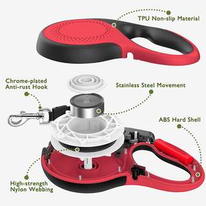 Correa Retráctil Grande para Perros con Luz LED Intermitente para Entrenamiento al Aire Libre, Diseño Nuevo Personalizado de Fábrica al por Mayor - Product Image 6