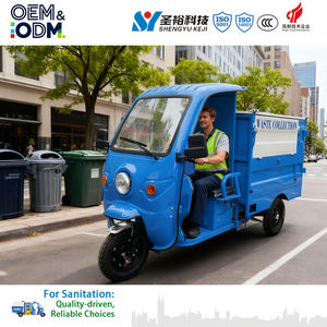 Camión Compacto de Recolección de Residuos Eléctrico con Autodescarga - Triciclo de 3 Ruedas con Caja de Carga de 1.6m para Recolección de <span class=keywords><strong>Basura</strong></span> - Product Image 3