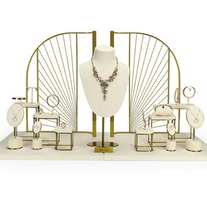 แท่นโชว์เครื่องประดับไมโครไฟเบอร์เกรดพรีเมียม ฐานเรซิ่น สีสั่งทำได้ สำหรับแหวน สร้อยข้อมือ สร้อยคอ - Product Image 5