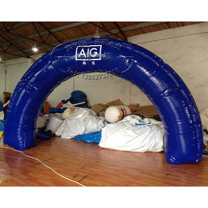 Arco Inflable AIG de 6 Metros Azul con Impresión Digital Resistente al Agua, Alimentado por Enchufe, para Publicidad Exterior - Product Image 1