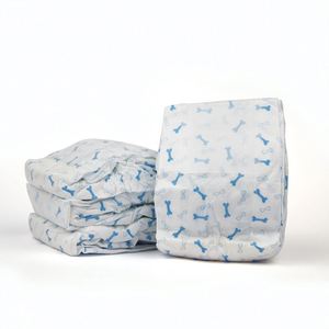 Couches jetables pour chien femelle, type culotte, pour l'apprentissage de la propreté et l'usage quotidien, super absorbantes, en non-tissé, SAP, pâte de bois et pâte fluff - Product Image 4