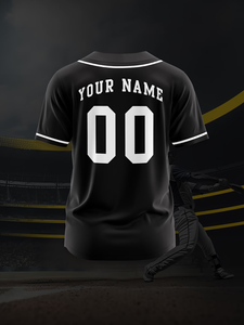 Maillot de baseball personnalisé avec nom et numéro d'équipe, impression par sublimation 3D, pour hommes et femmes, été, respirant, séchage rapide, boutons, softball, polyester - Product Image 6