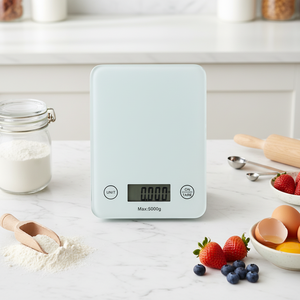 <span class=keywords><strong>Balance</strong></span> de <span class=keywords><strong>cuisine</strong></span> numérique Huiding KH-2011, capacité 5 kg, alimentée par piles, forme rectangulaire, type quatre points, multi-unités (Kg/Lb/Oz) - Product Image 1