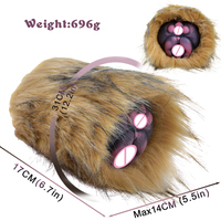 GEEBA 15cm Insert Men Masturbation Cup Monster Sexspielzeug mit Plüsch Männlich Masturbieren Sexspielzeug für Mann Mastur batoren