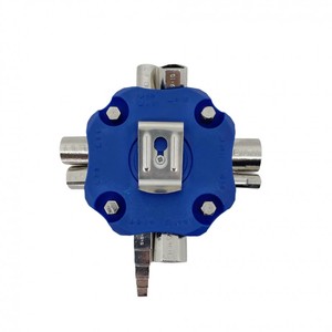 Clé universelle en acier inoxydable pour l'accès aux services électriques, hydrauliques et gaziers, idéale pour l'entretien et la maintenance. - Product Image 3