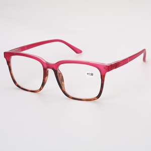 Gafas de lectura ligeras OEM de nuevo diseño para mujer, Montura de plástico cuadrada, logotipo personalizado, cualquier color Pantone disponible, CE - Product Image 6
