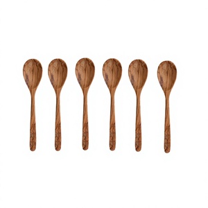 Ensemble de couverts en bois au design simple, de qualité supérieure, pour la cuisine, idéal pour les fournisseurs en gros - Product Image 1