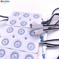 Sin conductor, sin necesidad de fuente de alimentación, 110V, 120V, 220V, 6leds, 4W, 2835, luz trasera de alta potencia, módulo led de CA para letra de canal