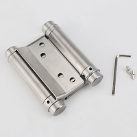Charnière de porte à ressort à double action en acier inoxydable