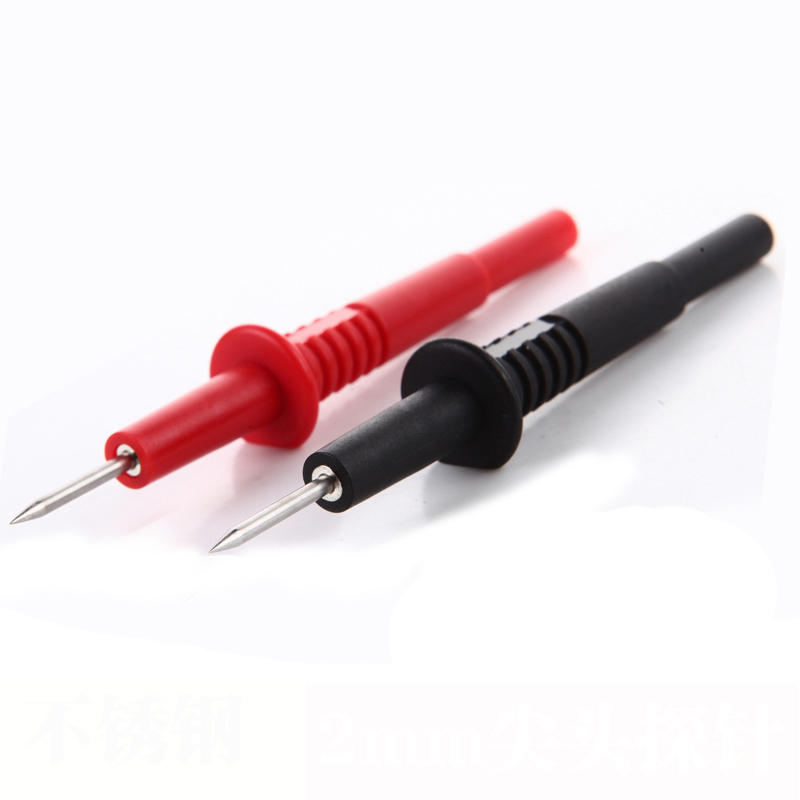 Зонд мультиметра 4 мм, зонд с банановым домкратом/щуп из чистой меди для проверки высокого тока с обратным контактом