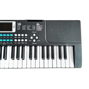 <span class=keywords><strong>Clavier</strong></span> de piano électrique 54 touches en plastique avec haut-parleur intégré, design compact, multifonctionnel, orgue électronique à accord simple, alimentation USB - Product Image 4