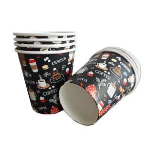 Disposable <b>One</b>-time Use Paper <b>Cups</b> for Coffee and Hot Drinks - Product Image 5