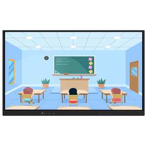 Pizarra Interactiva Multimedia Inteligente 4K de 86 Pulgadas con Pantalla Táctil Electrónica para Reuniones y Aulas, Negra, OEM, Sistema Operativo Android - Product Image 3