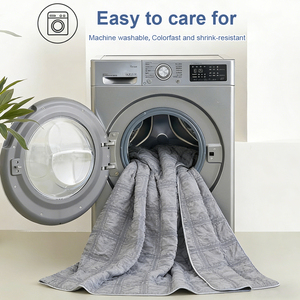 Couette alternative au duvet double face <span class=keywords><strong>en</strong></span> seersucker rafraîchissant à motif à bulles OEKO-TEX BSCI, livraison rapide - Product Image 6