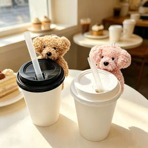 Nuevo Adorno de Peluche de Oso Teddy 2026 de Gran Venta, Diseño Reutilizable para Decoración de Tazas de Café, Regalo para Fiestas y Decoración. - Product Image 4