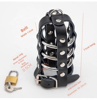 Cage de chasteté réglable en alliage pour homme - Verrou de pénis SM pour jeu de retenue et contrainte pénienne