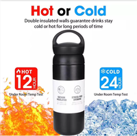 Thermos personnalisés pour étudiants et étudiantes, cadeau d'équipe, bouteille d'eau en acier inoxydable, tasse créative simple, mugs à café Kinto