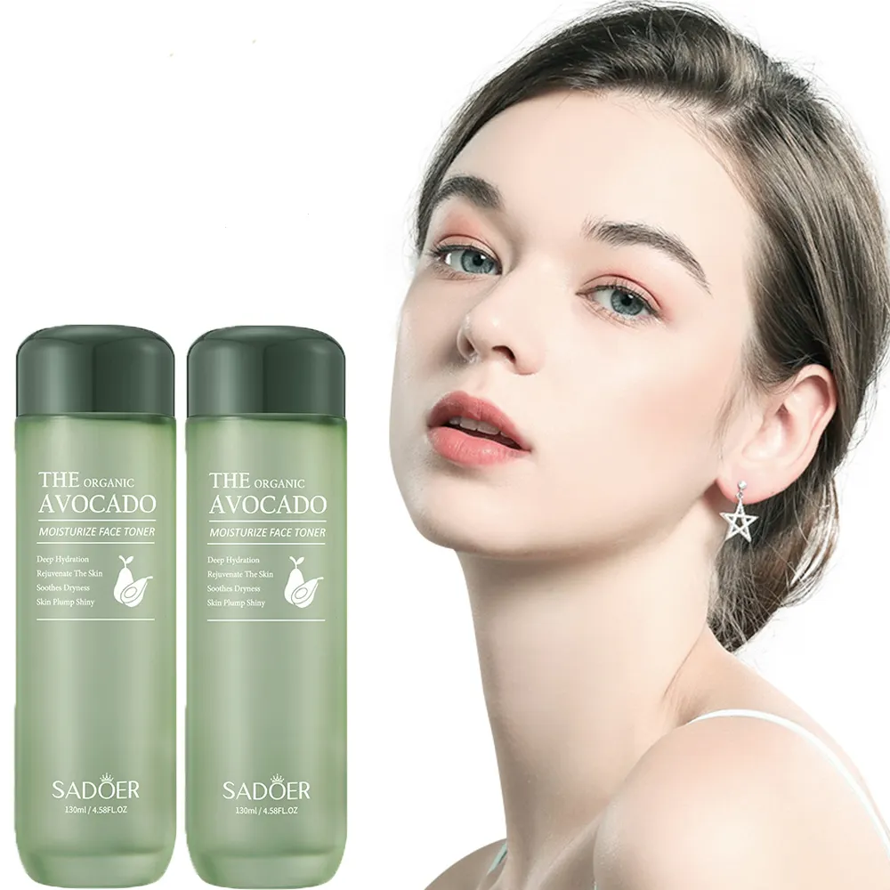 130ml Organic Avocado Moisturizing Pore Shrinking Skincare Ordinary Skin Products Peau de Toner Facial Toner For Face