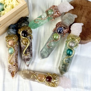 Nuevo Producto: Varita <span class=keywords><strong>de</strong></span> Cristal Natural Tallada con Cabeza <span class=keywords><strong>de</strong></span> Bruja, para Sanación <span class=keywords><strong>de</strong></span> Chakras, Decoración <span class=keywords><strong>de</strong></span> Altar Espiritual, Meditación, Regalo - Product Image 3